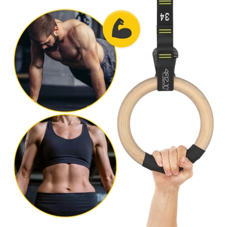 Inele de gimnastică pentru tracțiuni