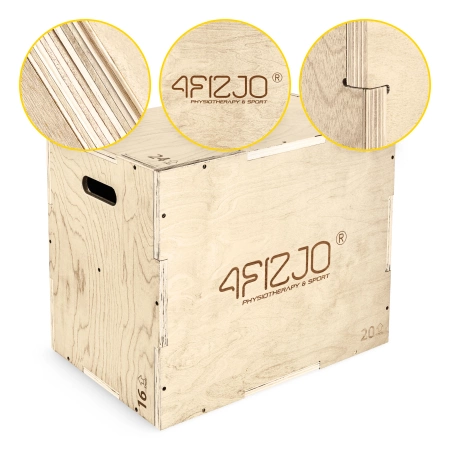 Cutie pliometrică - jump box 40 x 60 x 50