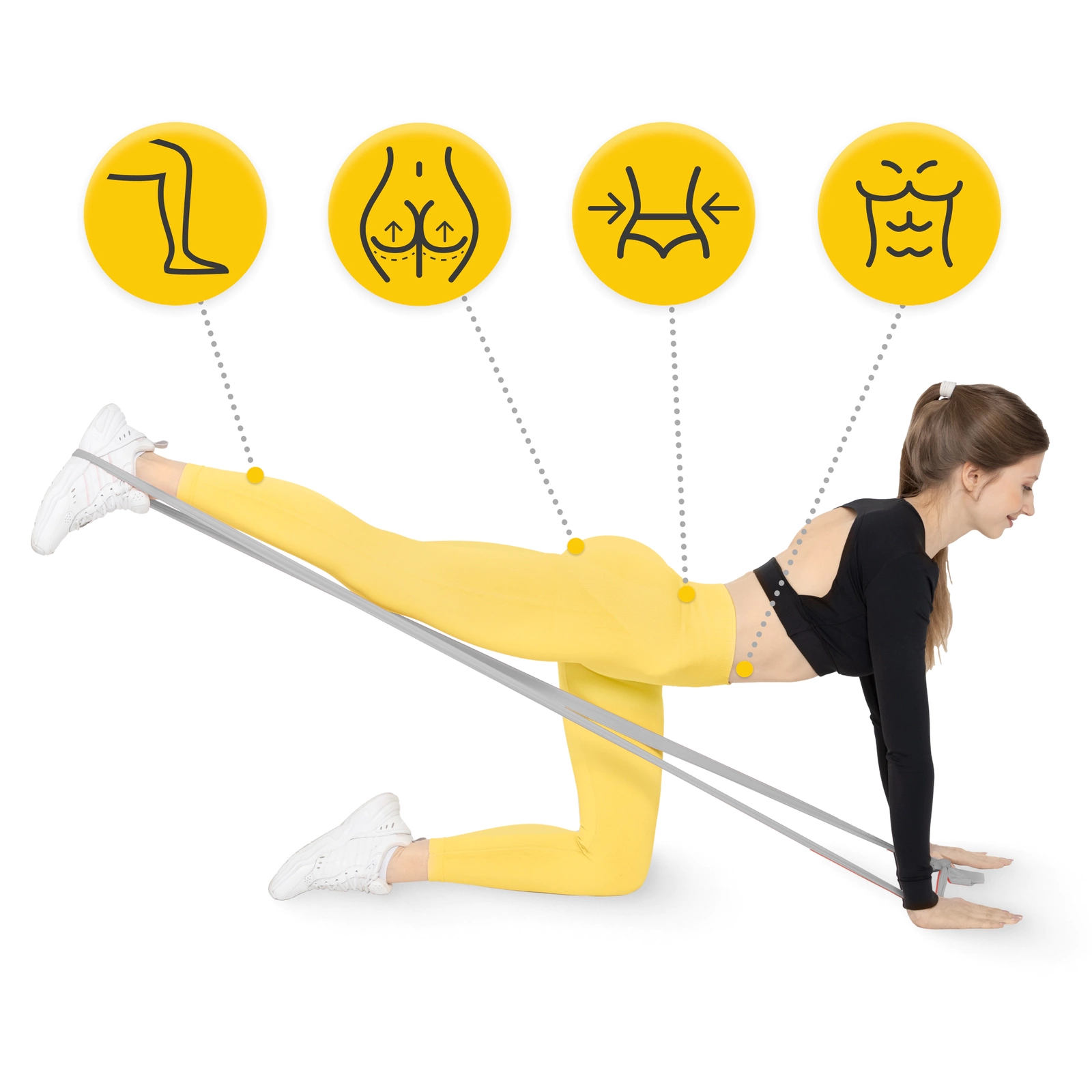 Bandă de reabilitare FLAT BAND 15-25 kg (6/7)