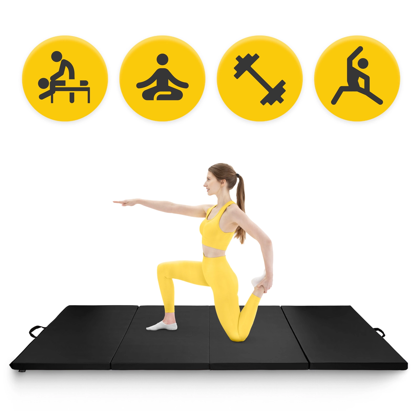 Saltea de gimnastică pliabilă XL