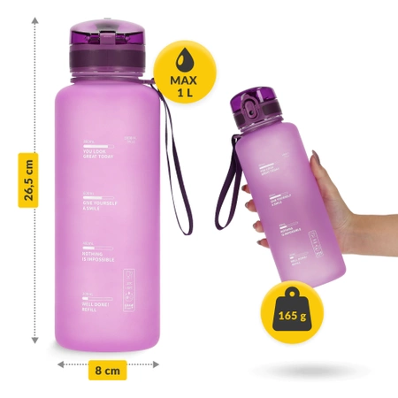 Sticlă sport de apă 1000 ml
