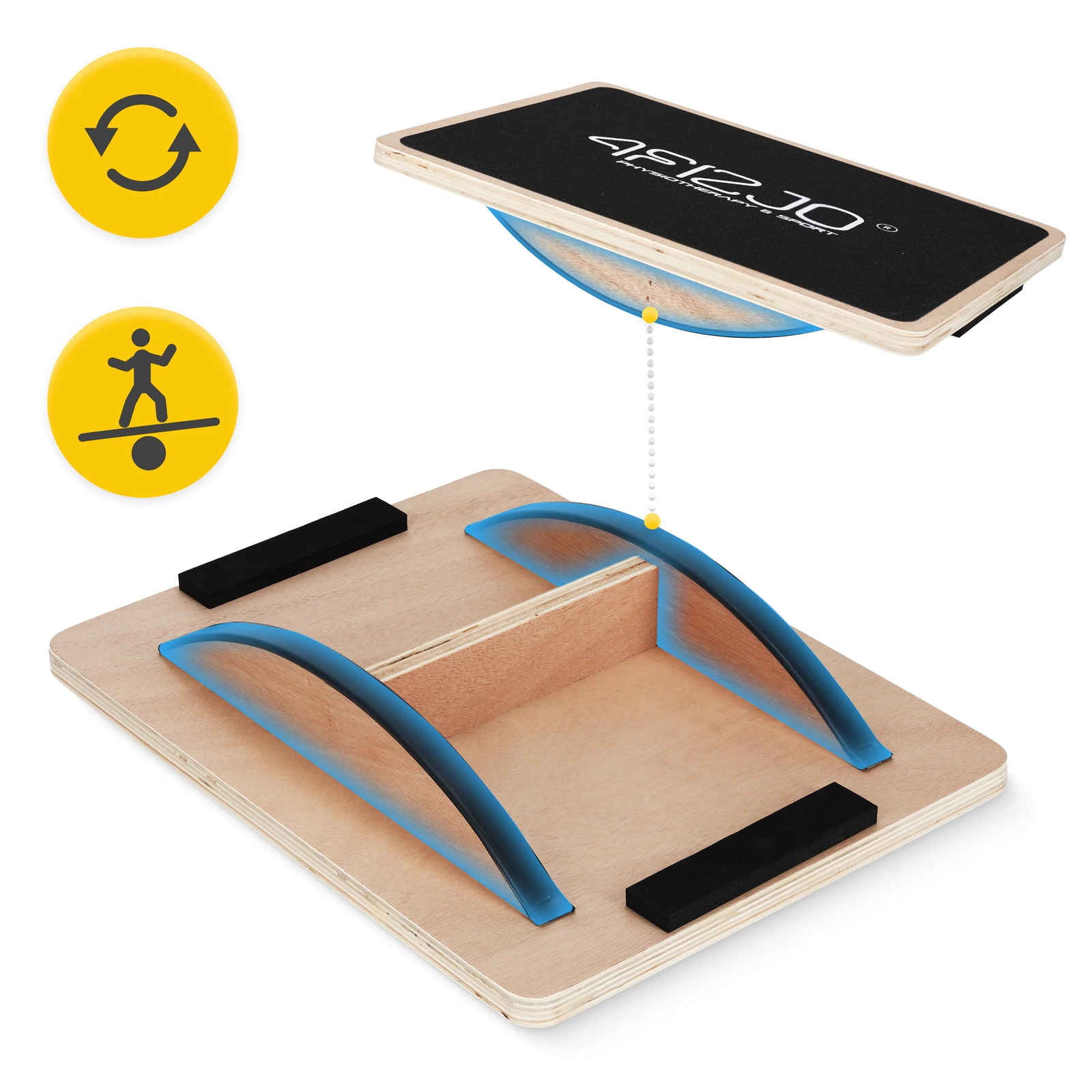 Platformă de echilibru din lemn BALANCE BOARD