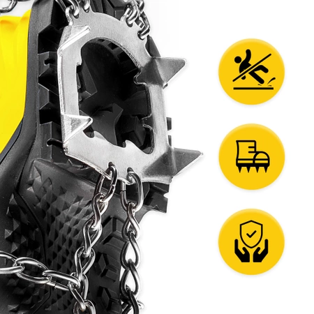 Crampoane antiderapante pentru bocanci PREMIUM (35-36) S