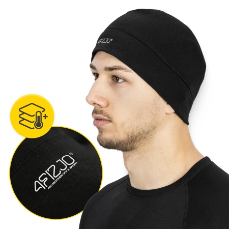 Căciulă termică unisex – elastică, neagră