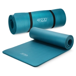 Saltea pentru fitness și yoga NBR 1,5 cm verde marin