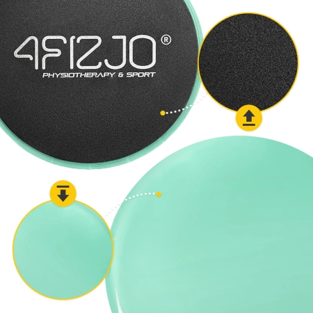 Discuri de alunecare pentru exerciții SLIDE, 2 buc.