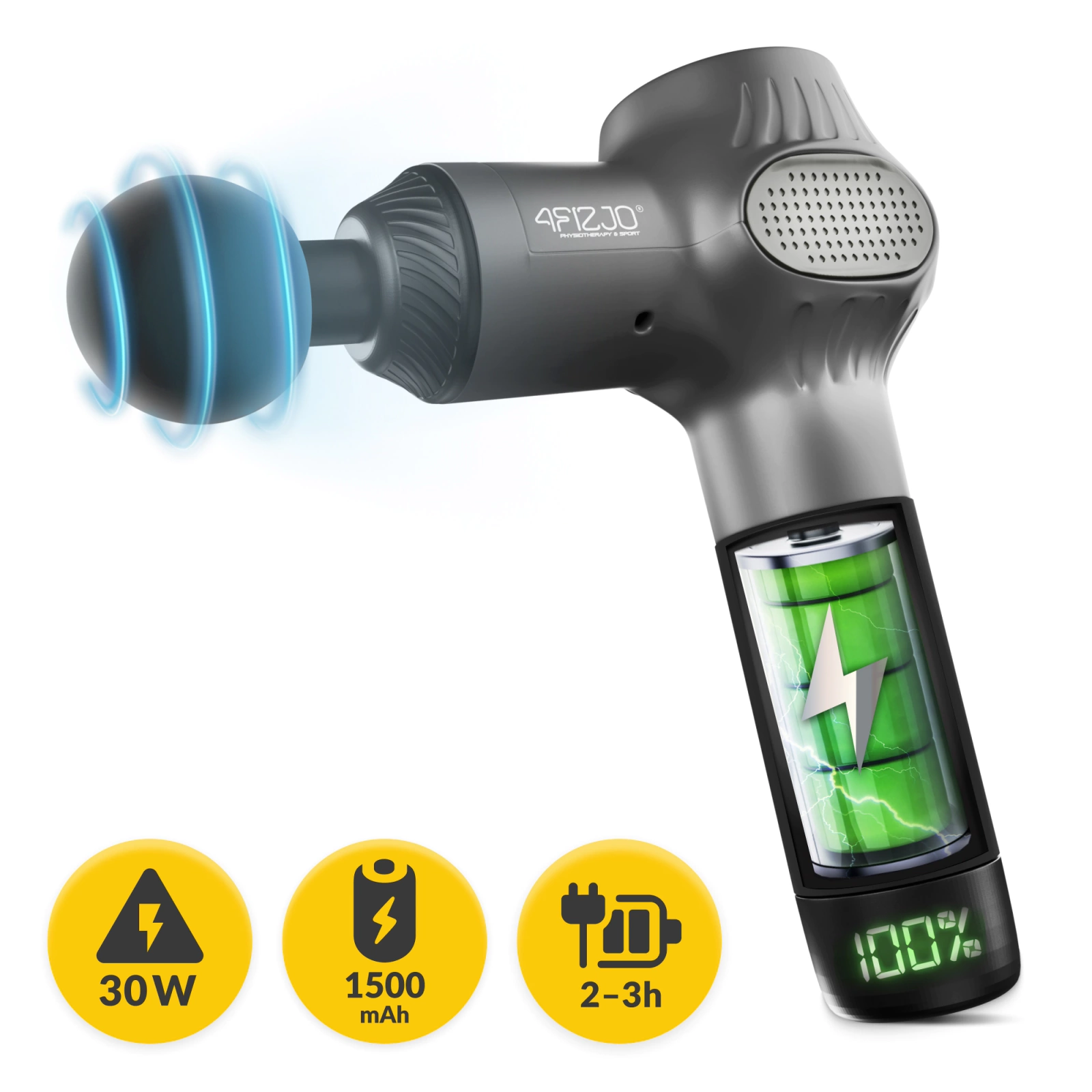 Pistol de masaj, masajer MASSAGE GUN ACTIVE