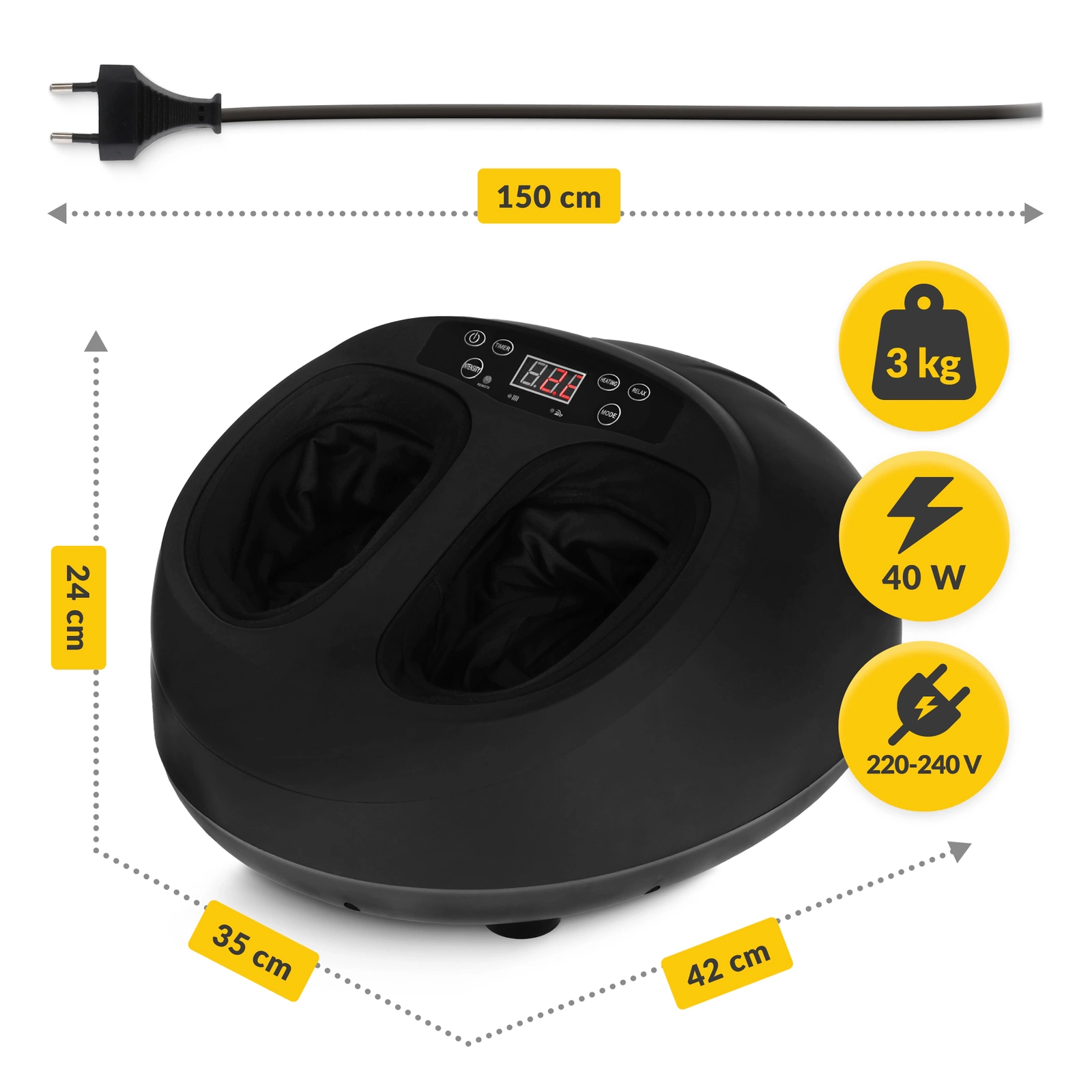 Masažer electric pentru picioare PREMIUM