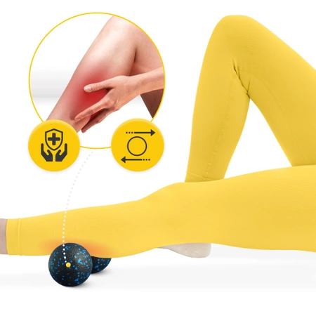 Minge dublă de masaj EPP 8 cm