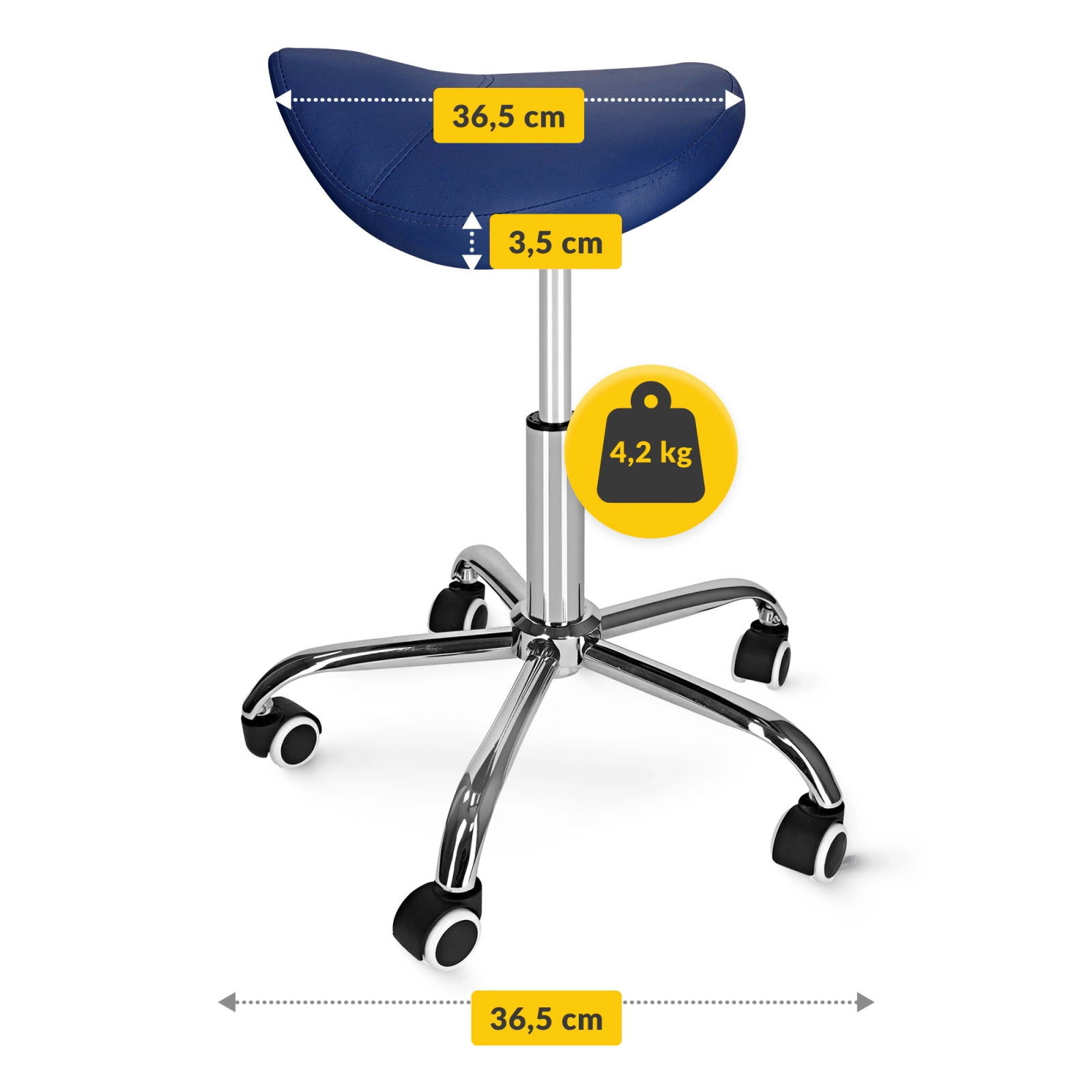 ERGO masaj - scaun pivotant tip șa