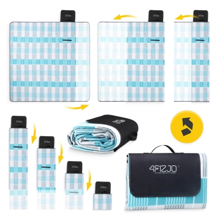 Pătură impermeabilă pentru picnic 200x200 cm