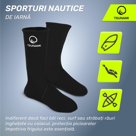 Șosete din neopren pentru înot de iarnă 38/39