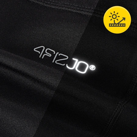 Lenjerie termică unisex – set negru compus dintr-un tricou și pantaloni, mărimea M