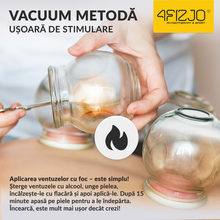 Ventuze cu foc din sticlă 20 buc.