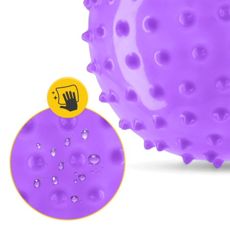Minge de reabilitare cu țepi, 20 cm, violet