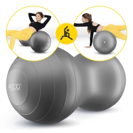 Minge de reabilitare PEANUT AIR BALL Gri