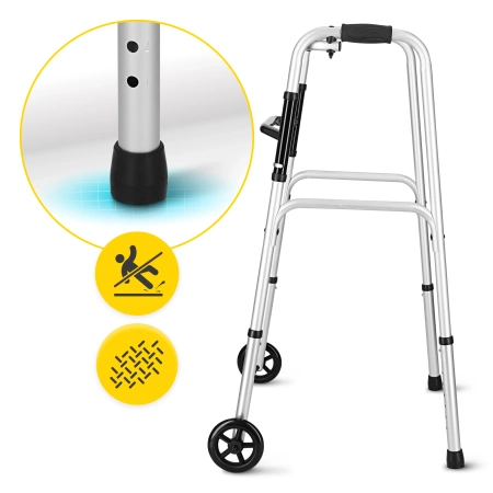 Balcon din aluminiu cu roți