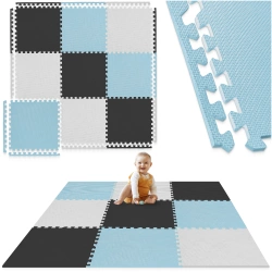 Set de 9 covorașe puzzle - „Cer albastru”