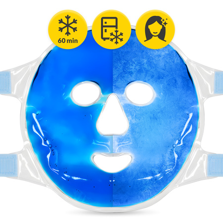Mască facială reutilizabilă cu gel cald și rece