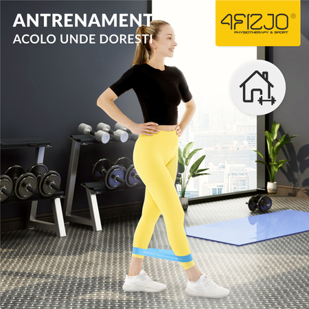 Set de 5 benzi elastice de exerciții MINI POWER BAND