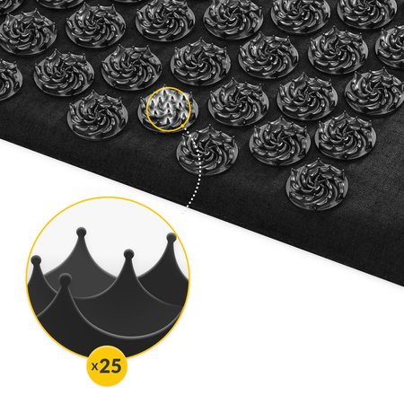 Covoraș de presopunctură ECO cu coji de hrișcă și nucă de cocos