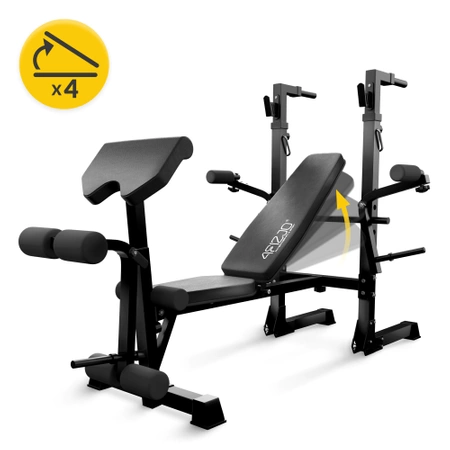 Bancă de antrenament multifuncțională cu suport ULTRA