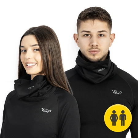 Fular termic unisex - negru