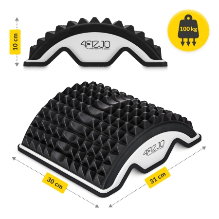 Aparat pentru întinderea spatelui negru-gri