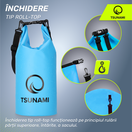 Geantă Impermeabilă TSUNAMI 10 litri