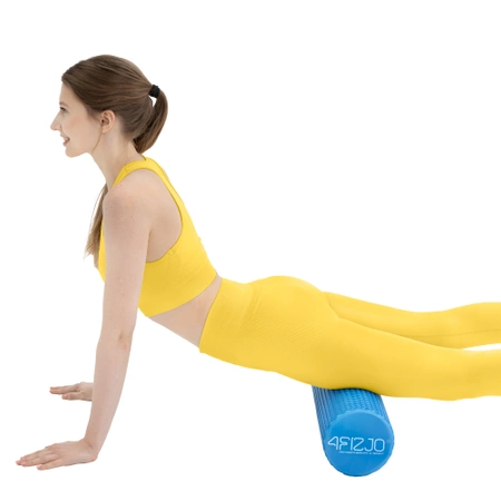 Roller de masaj cu proeminențe CARE+ 90 cm Albastru