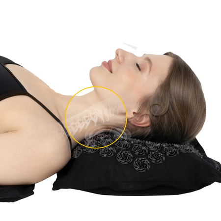 Covoraș de presopunctură ECO cu coji de hrișcă și nucă de cocos