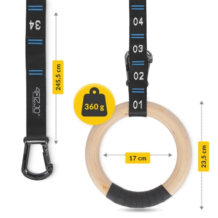 Inele de gimnastică pentru tracțiuni