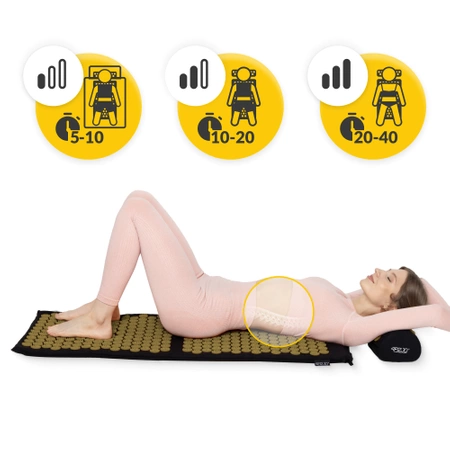 Covoraș clasică de presopunctură de mărime mare cu pernă XL